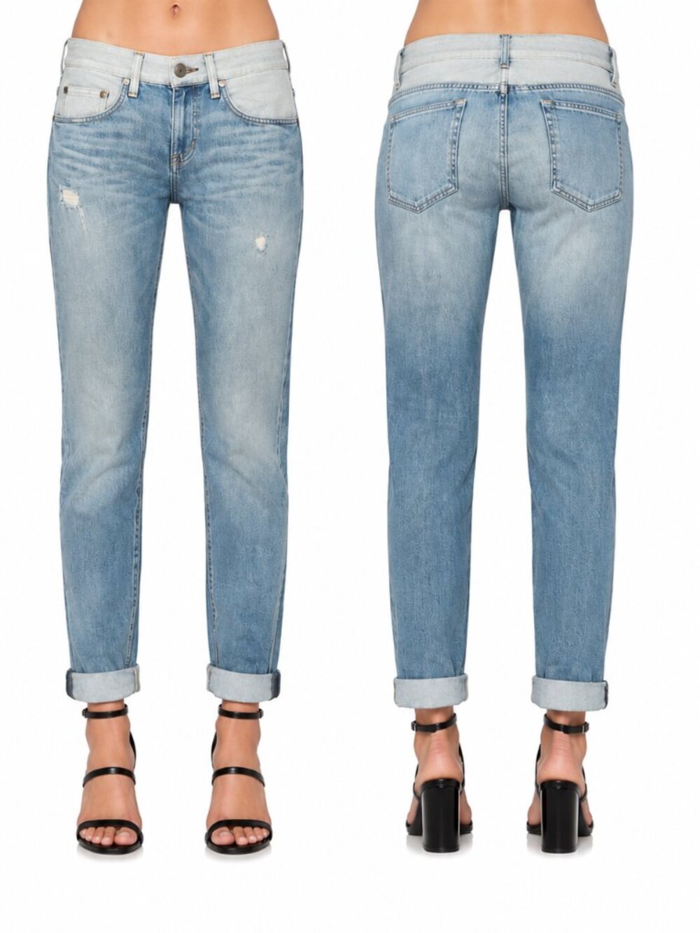 Rag & Bone DRE  Straight  Boyfriend Denim Jeans 25 Essential